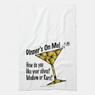 Diner SERVIETTES DE BAR ! Des olives ? Moyen ou ra