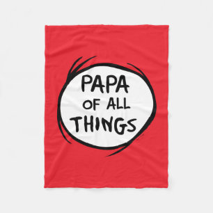 Ding Eins Ding Zwei - Papa aller Dinge Fleecedecke