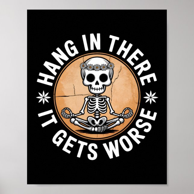 Ding in it wird es schlimmer Skeletton Spaß 2 Poster (Vorne)