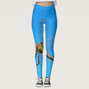Ding on it Artistic Dragonfly Leggings