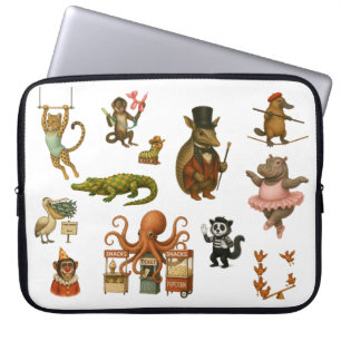 Dingaling Bros Circus Darbietungen Laptopschutzhülle