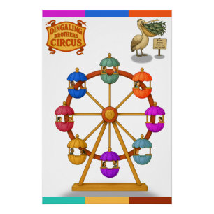 Dingaling Bros Riesenrad Poster