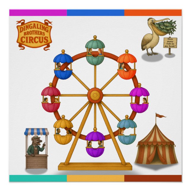Dingaling Bros Riesenrad Poster (Vorderseite)