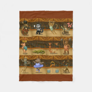 Dingaling Bros Zirkusauftritte Fleecedecke