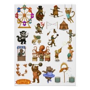 Dingaling Bros Zirkusauftritte Poster