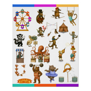 Dingaling Bros Zirkusauftritte Poster