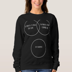 Dinge, die ich gerne tue, die ich gut in ICU-Krank Sweatshirt