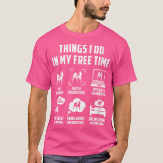 Dinge, die ich in meinem Vortrag zur freien Zeit m T-Shirt