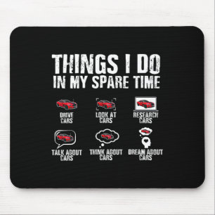 Dinge, die ich in meiner Freizeit Auto Mechanic Vä Mousepad