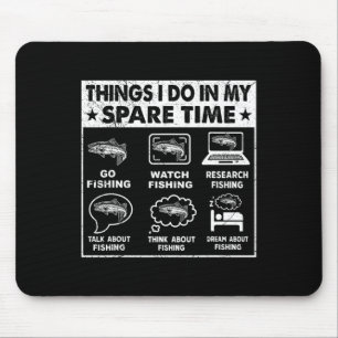 Dinge, die ich in meiner Freizeit mache, Angeln Lu Mousepad