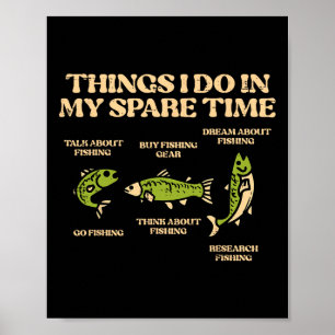 Dinge, die ich in meiner Freizeit mache, Angeln Lu Poster