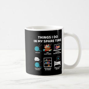 Dinge, die ich in meiner Freizeit mache Häkeln Str Kaffeetasse