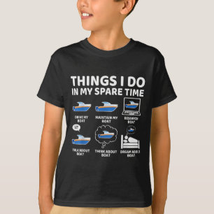 Dinge, die ich in meiner Freizeit mache Lustige Bo T-Shirt