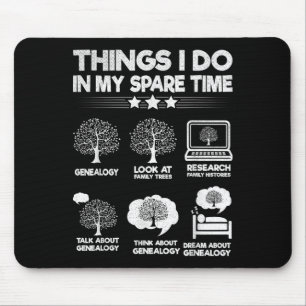 Dinge, die ich in meiner Freizeit mache Lustige Ge Mousepad