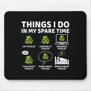 Dinge, die ich in meiner Freizeit mache Lustiger C Mousepad