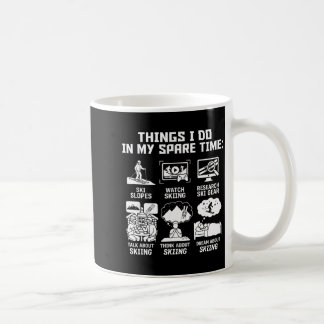 Dinge, die ich in meiner Freizeit mache, lustiger Kaffeetasse