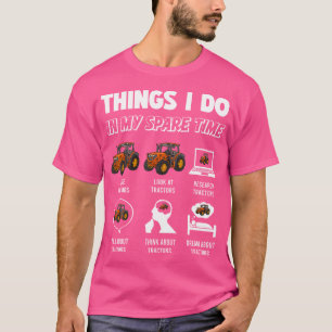 Dinge, die ich in meiner Freizeit mache, lustiger T-Shirt