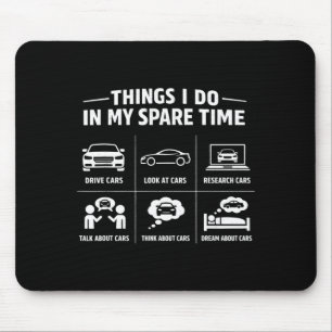 Dinge, die ich in meiner Freizeit mache Mechaniker Mousepad