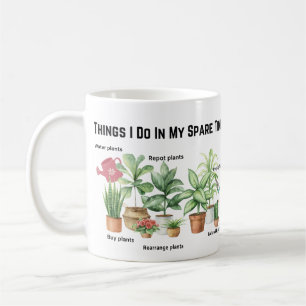 Dinge, die ich in meiner Freizeit mache, Pflanze M Kaffeetasse