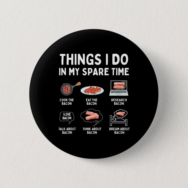 Dinge, die ich in meiner Freizeit tue - Con Lover  Button (Vorderseite)