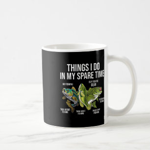 Dinge, die ich in meiner Freizeit tue, Funny Fishi Kaffeetasse