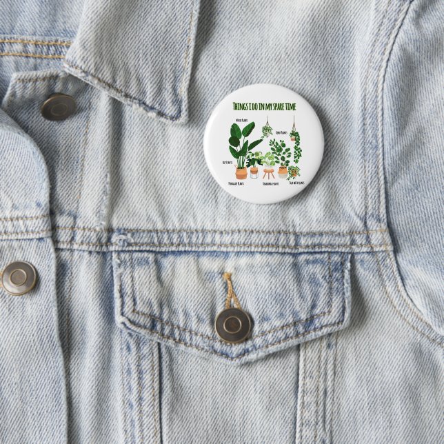 Dinge, die ich in meiner Freizeit tue - Gärtner, G Button (Beispiel)