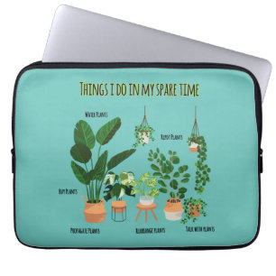 Dinge, die ich in meiner Freizeit tue - Gärtner, G Laptopschutzhülle