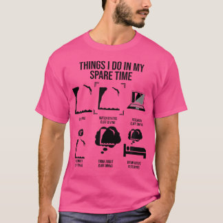 Dinge, die ich in meiner Freizeit tue Klippen tauc T-Shirt