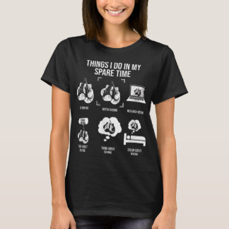 Dinge, die ich in meiner Freizeit tue, lustiges Bo T-Shirt