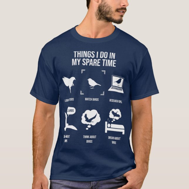 Dinge, die ich in meiner Freizeit tue, wenn ich Vö T-Shirt (Vorderseite)