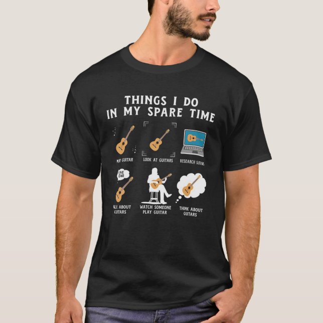 Dinge, die ich in meiner Zeit Gitarrist, Gitarre L T-Shirt (Vorderseite)