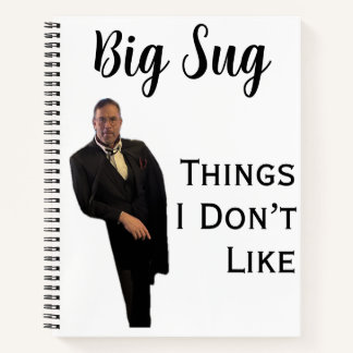 Dinge, die ich nicht mag Notizbuch