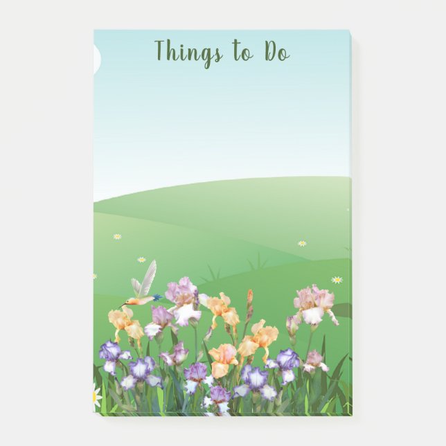 Dinge, die irische Blume tun Post-it Klebezettel (Vorderseite)