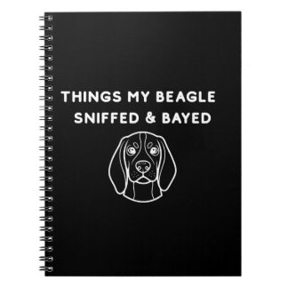 Dinge, die mein Beagle beschnüffelt und angeschlag Notizblock