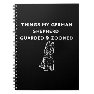 Dinge, die mein Deutscher Schäferhund bewacht & ge Notizblock