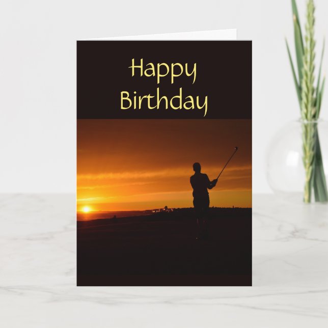 Dinge, die Sie Liebe Birthday Golf Golfer Golfspie Karte (Vorderseite)