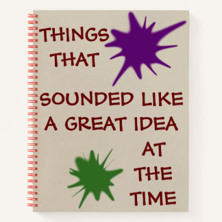 Dinge, die wie ein tolles IdeenNotebook klingen Notizbuch