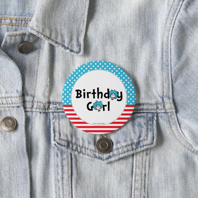 Dinge eins zwei Twins Geburtstag | Geburtstagskran Button (Beispiel)