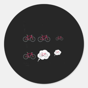Dinge Freizeit Fahrrad Runder Aufkleber