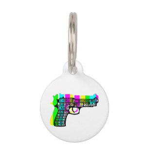 Dinge mit Schusswaffen Tiermarke