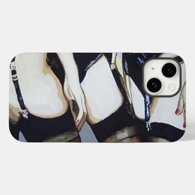 'Dinge passieren' Gemälde auf einem Case-Mate iPhone 14 Hülle (Rückseite (Horizontal))