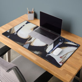 'Dinge passieren' Gemälde auf einem Schreibtischunterlage