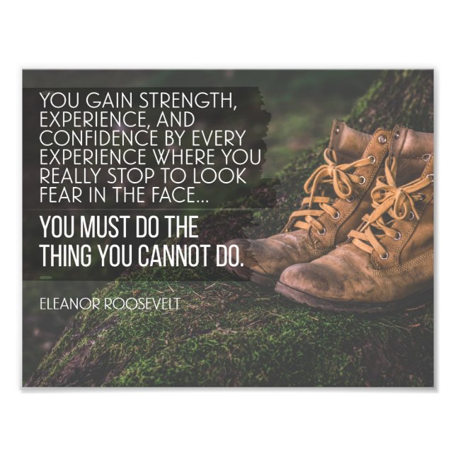 Dinge tun, die Sie nicht tun können Fotodruck (Vorne)