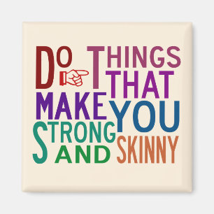 Dinge tun - Inspirierend Magnet