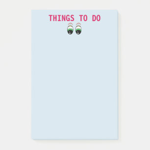 Dinge zu tun post-it klebezettel