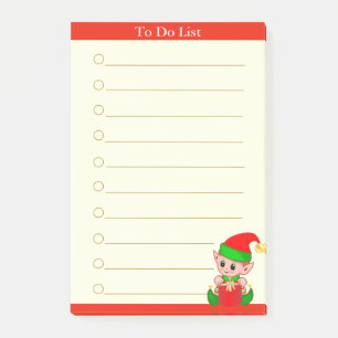 Dinge zu tun & süßer Baby-Elf Post-it Klebezettel