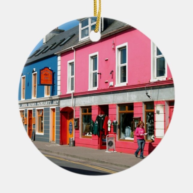 Dingle Irland Keramikornament (Vorne)