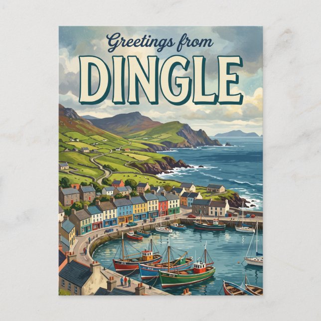 Dingle Irland Postkarte (Vorderseite)