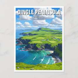 Dingle Peninsula Ireland Travel Postkarte