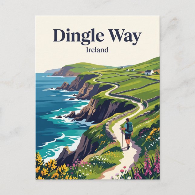 Dingle Way Irland Postkarte (Vorderseite)